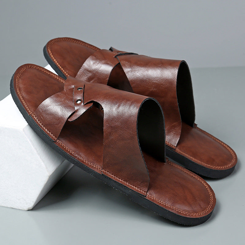 Vintage Strand-Sandalen für Herren