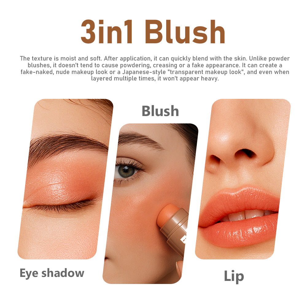Glänzendes Multifunktions-Stift für Lippen & Wangen