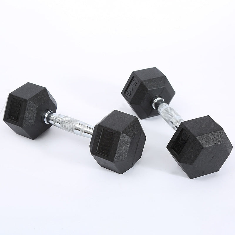 Hexagonaler Gummieinsatz-Dumbbell 12,5 kg – Bild 5 | LuxeStyle