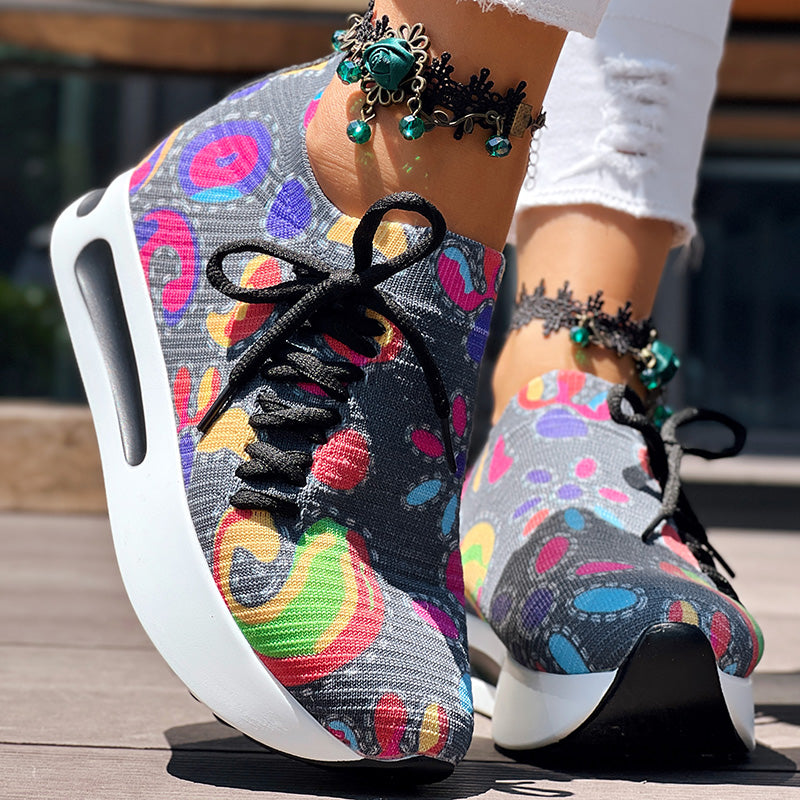 Bequeme Slip-On Sneaker mit Paisley-Print