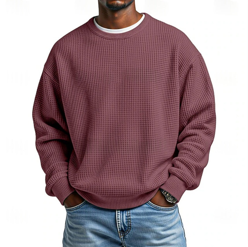 Relaxed Fit Pullover für Männer in 100% Polyester | LuxeStyle
