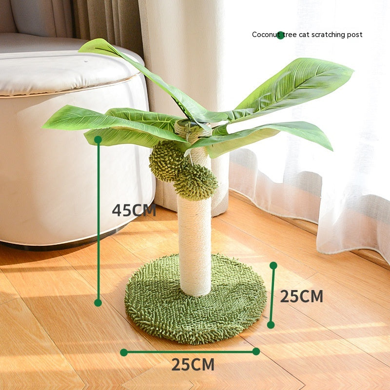 Kratzbaum mit Spielzeug für Katzen