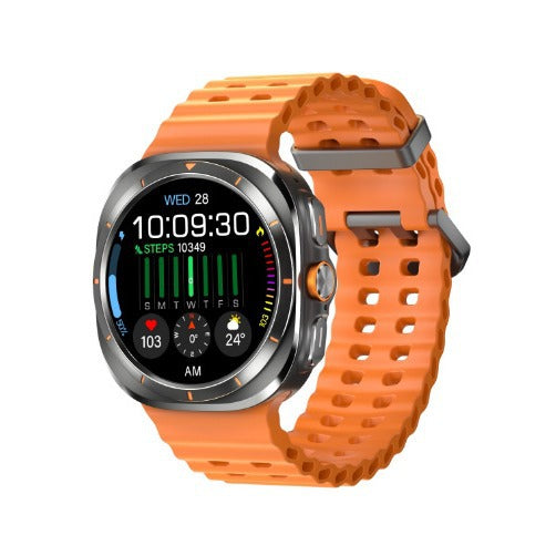 Sportuhr mit Smart Assistant, Wetter, Musik & Blutdruck
