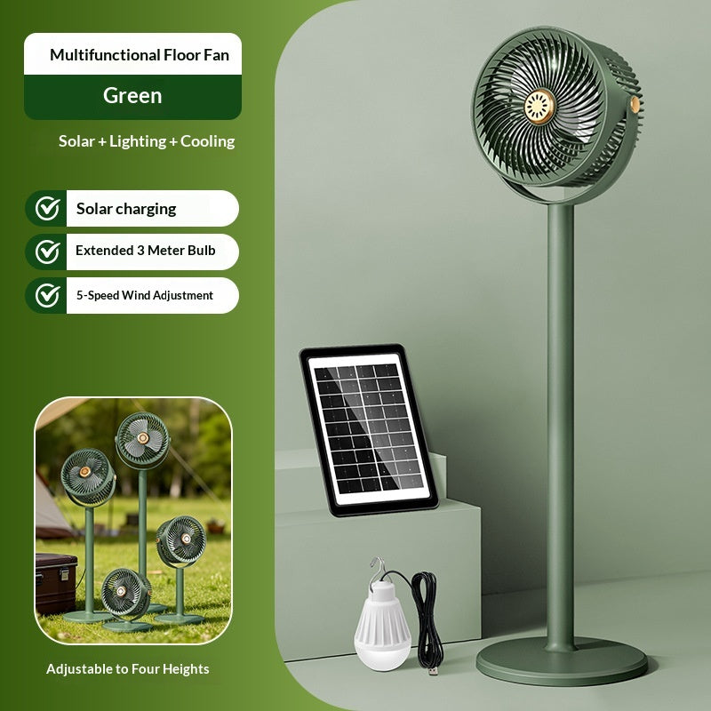 Solar Bodenventilator mit starkem Luftstrom