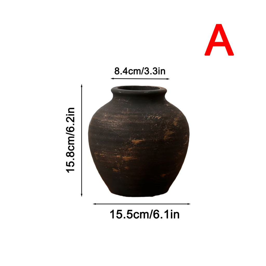 Vintage-Keramikvase mit französischem Landhausstil