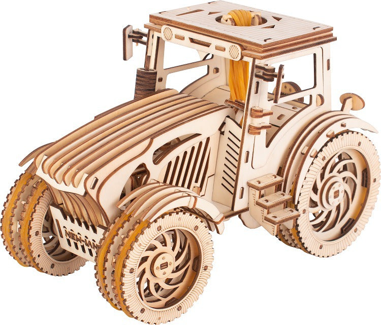 3D Holzpuzzle Traktor für Jungen – Bild 2 | LuxeStyle
