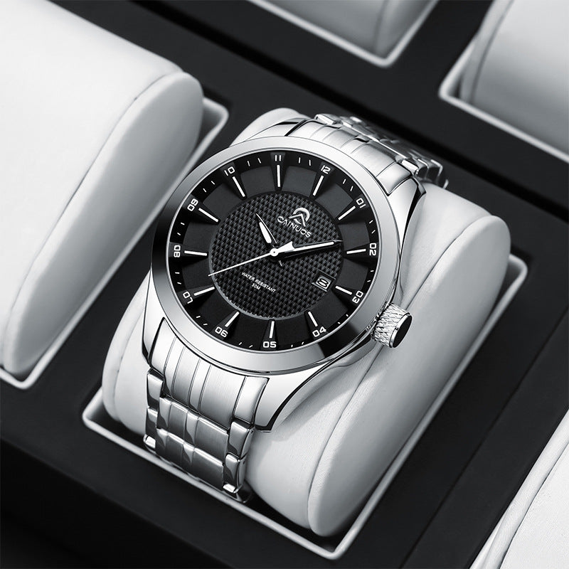 Business-Armbanduhr mit Kalender
