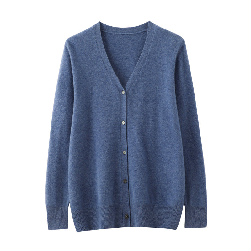 Herren Cardigan aus Schurwolle Frühling/Herbst