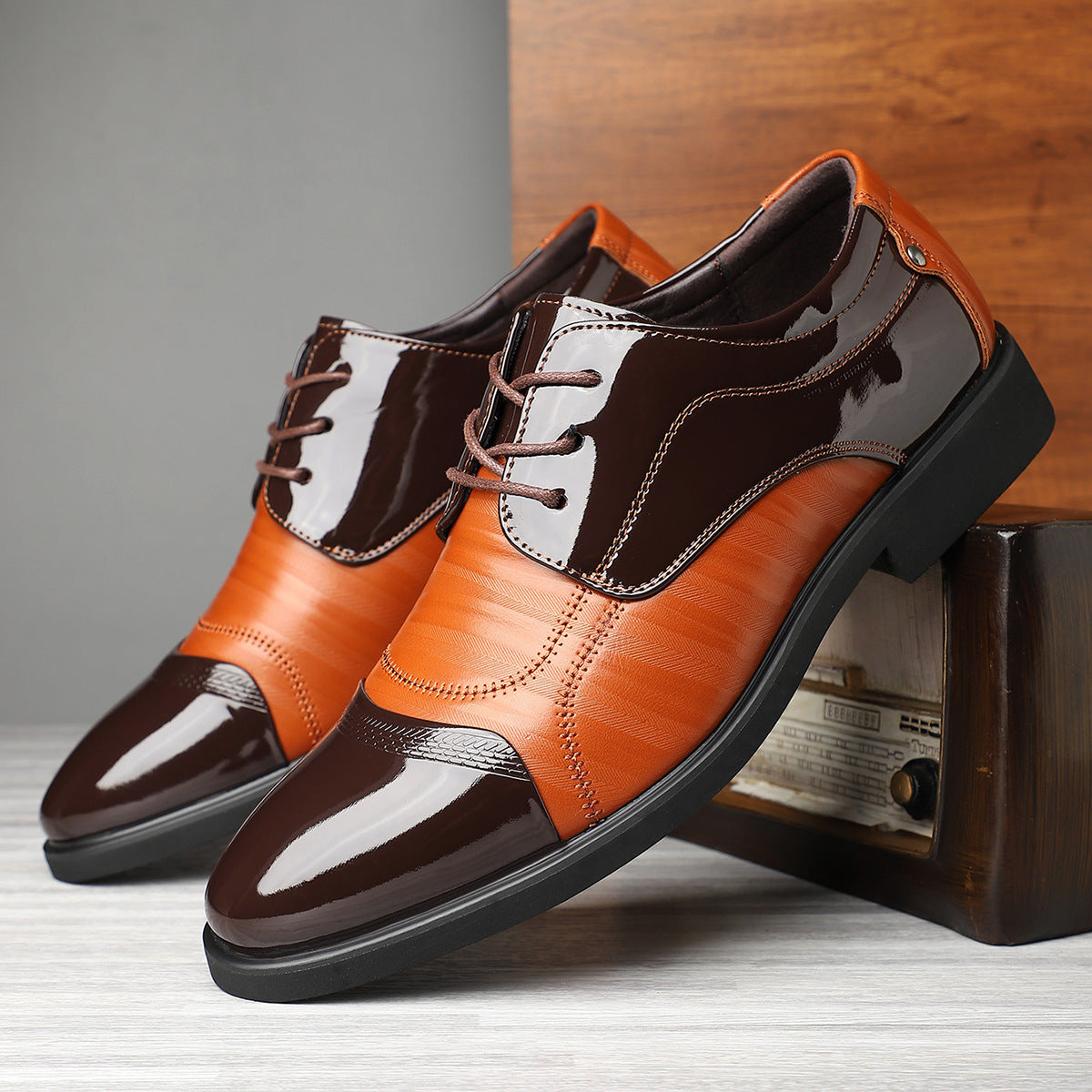 Stylische Slip-on Lederschuhe für Herren