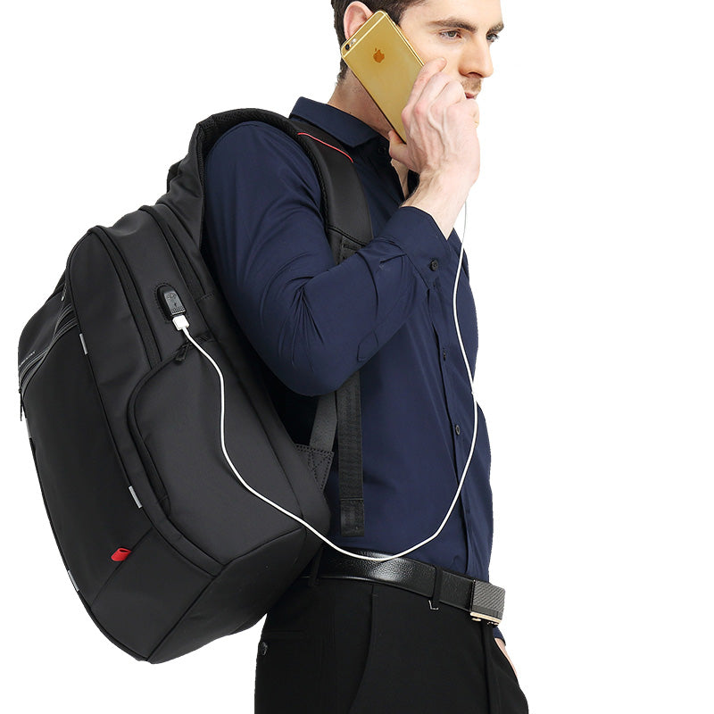 USB-Lade-Rucksack wasserdicht 15" | LuxeStyle