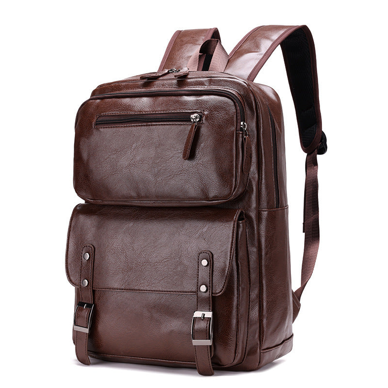 Business Rucksack mit Leder-Textur | LuxeStyle