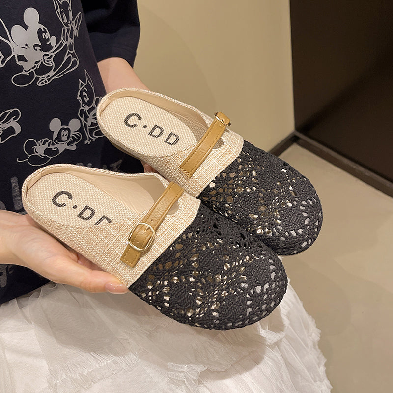 Virgent Hollow Out Breathable Slide Sandalen