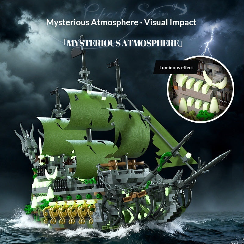 Geister-Piratenschiff Bausteine-Set