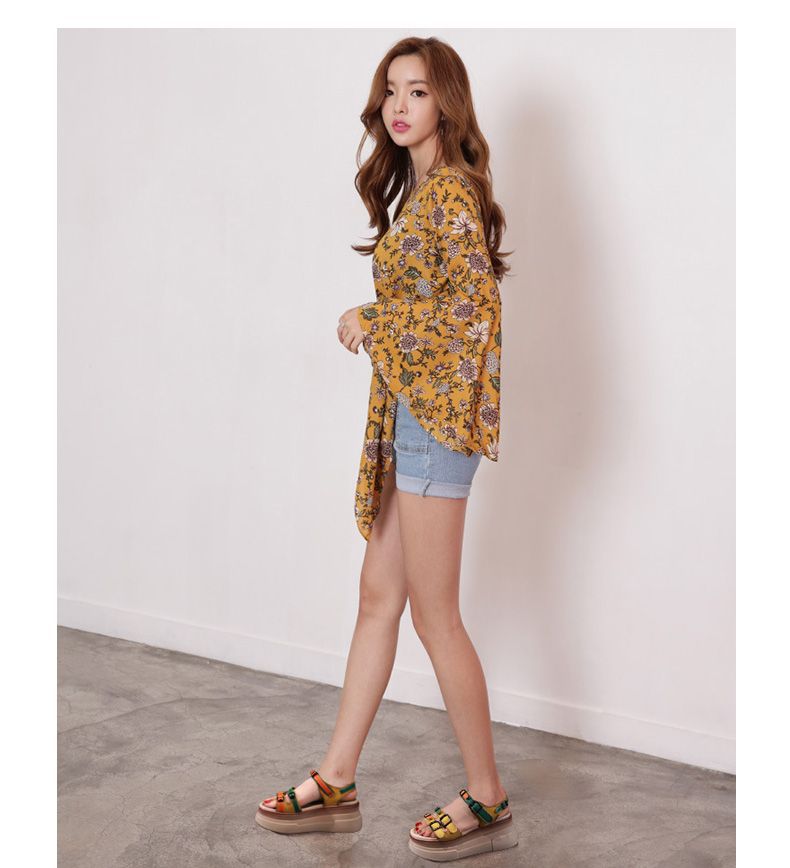 Bunte Plateau-Sandalen für Damen – Bild 3 | LuxeStyle