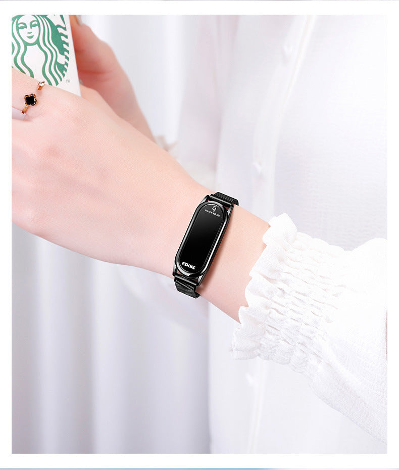 Fashion Touchscreen-Uhr mit Magnetarmband – Bild 2 | LuxeStyle