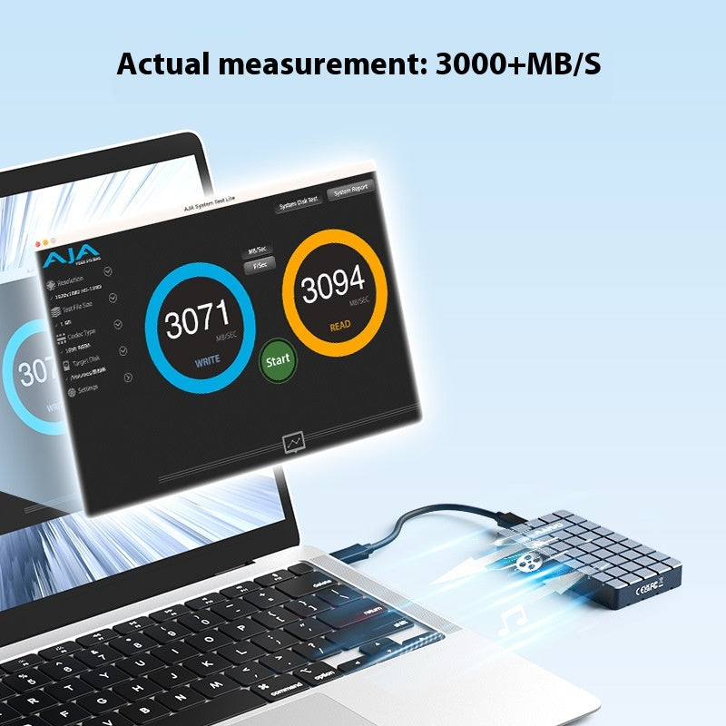 USB4 SSD-Gehäuse für Notebooks, bis 40 Gbit/s