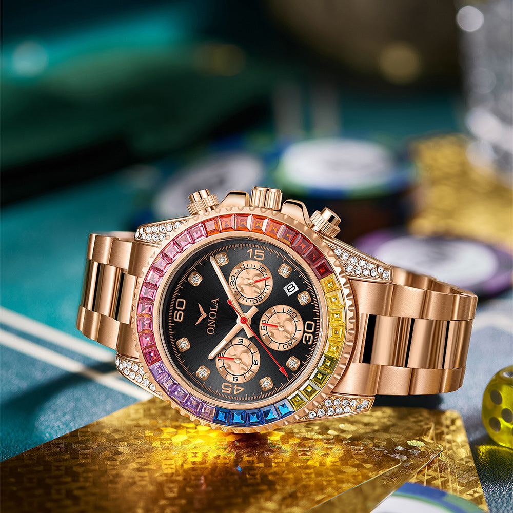 Business-Armbanduhr mit feinem Stahlband – Bild 3 | LuxeStyle