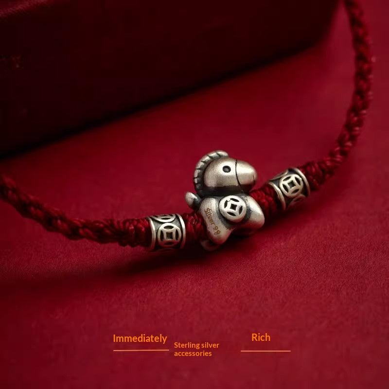 Glücks-Armband mit 999er Feinsilber-Anhänger – Bild 16 | LuxeStyle