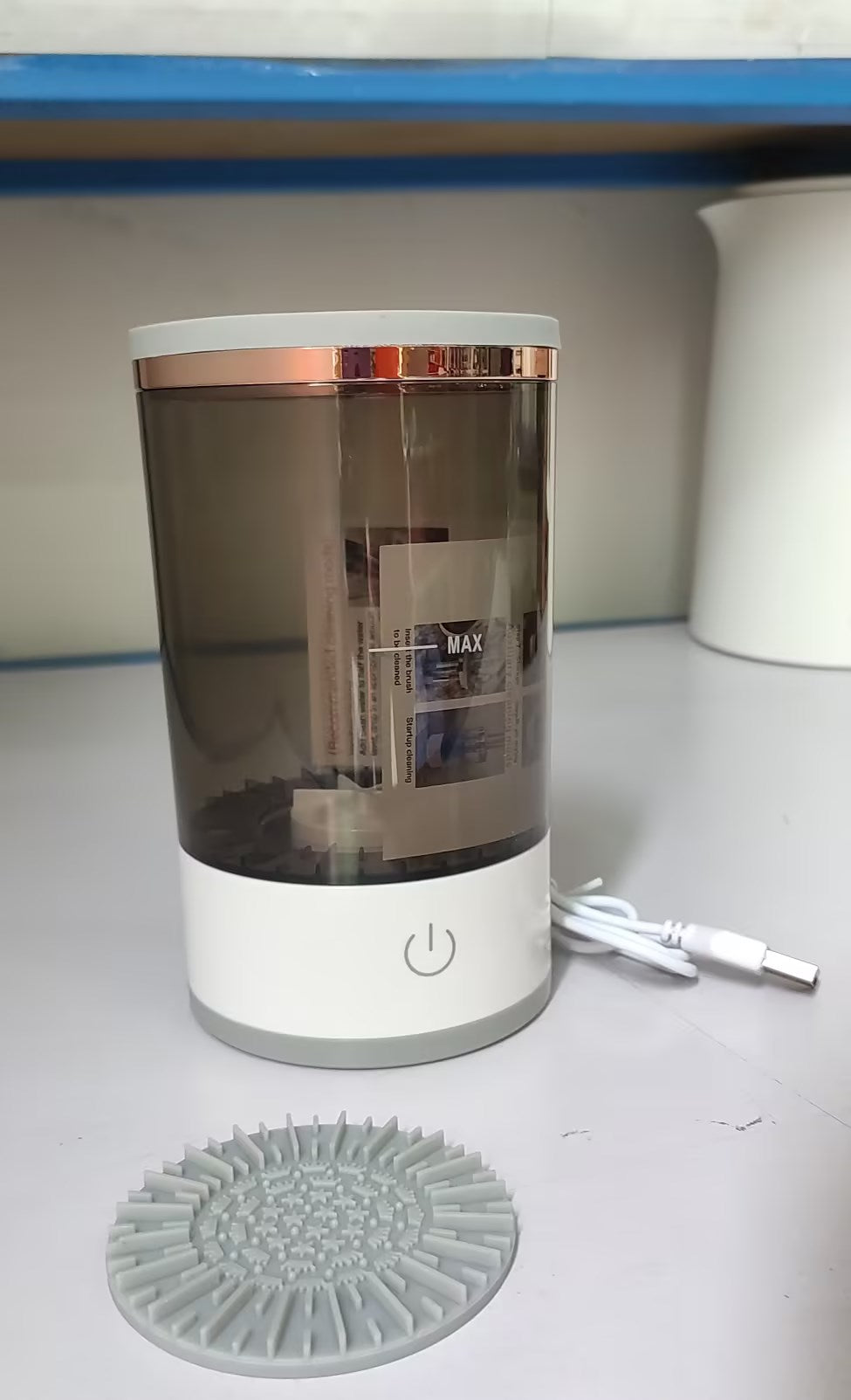 Elektr. Make-up-Bürstenreiniger mit USB