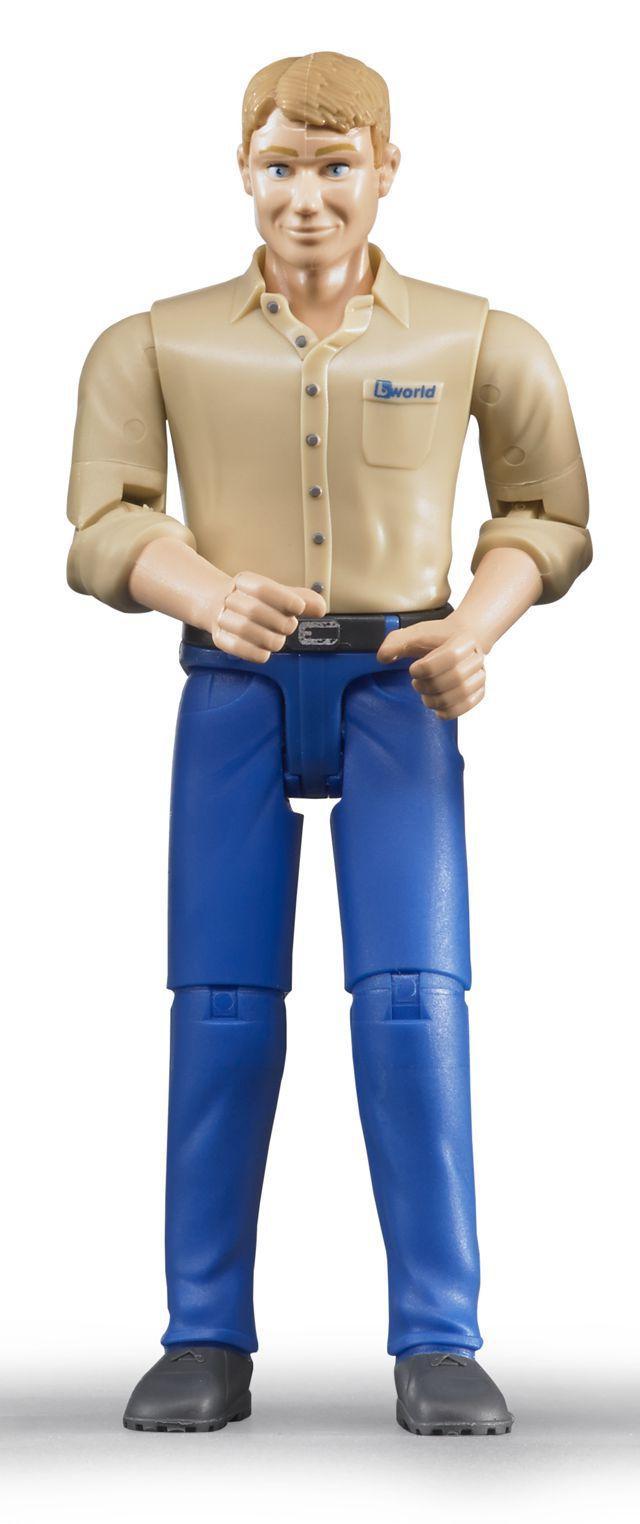 bworld Mann mit hellem Hauttyp und blauer Hose