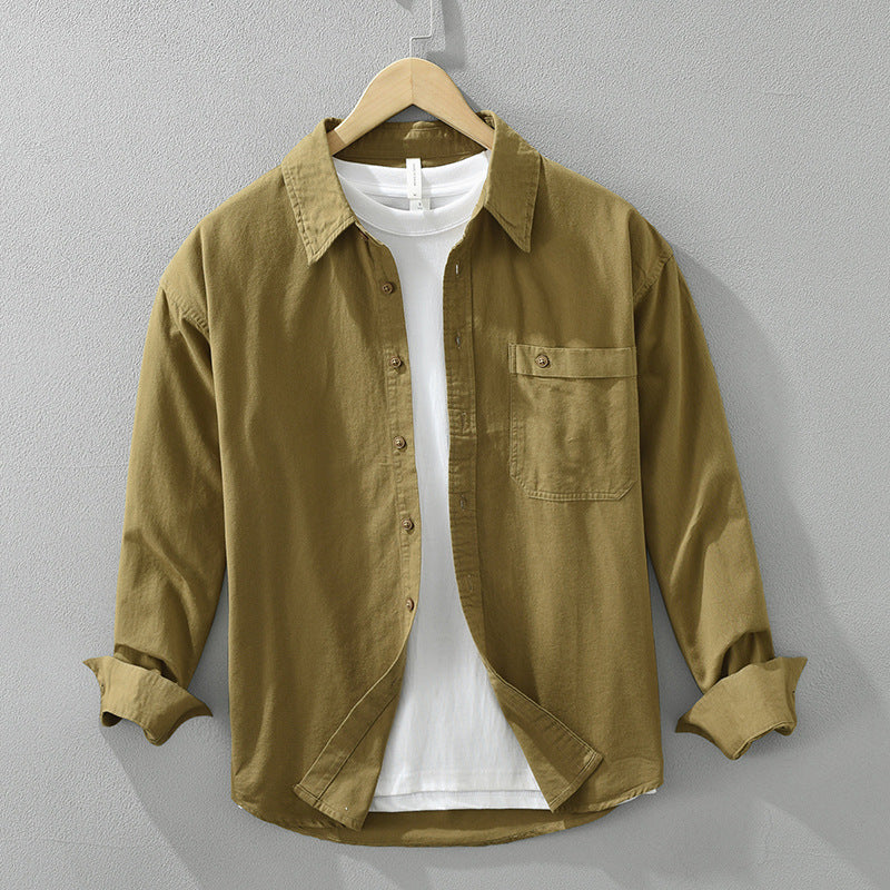 Herren-Langarmshirt im japanischen Stil – Bild 9 | LuxeStyle