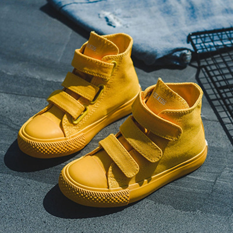 Kinder High-Top Canvas-Schuhe im Koreanischen Stil – Bild 4 | LuxeStyle