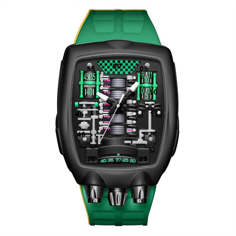 Engine Movement Herren Quarzuhr