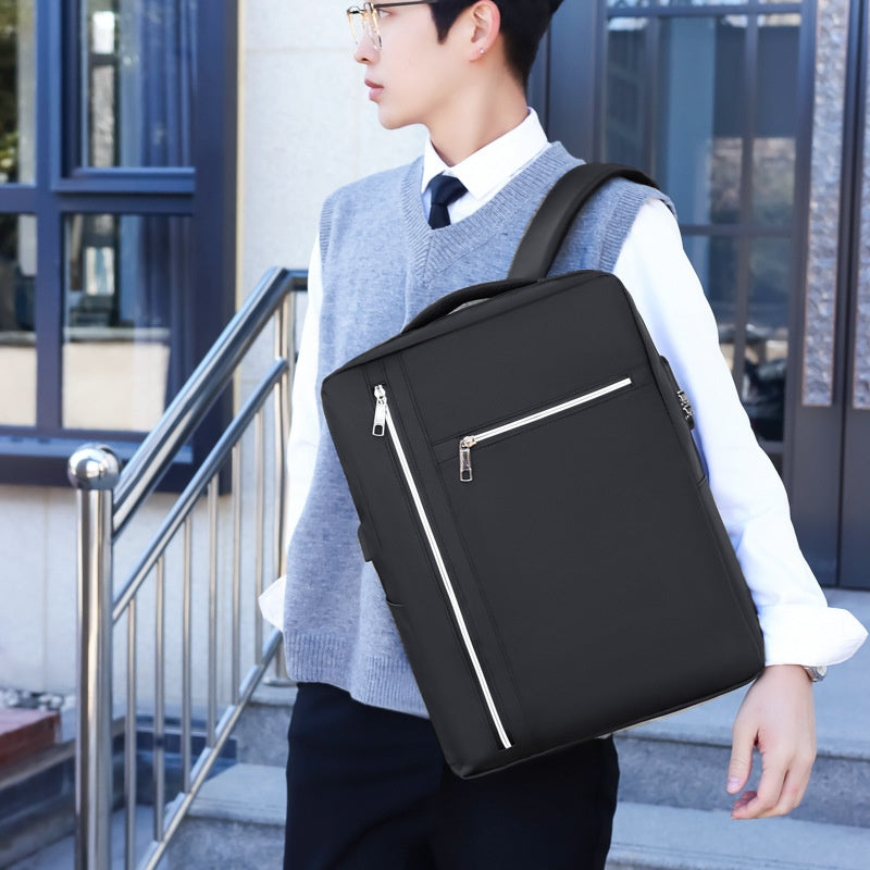 Business Rucksack mit Zahlenschloss & USB-Port – Bild 4 | LuxeStyle
