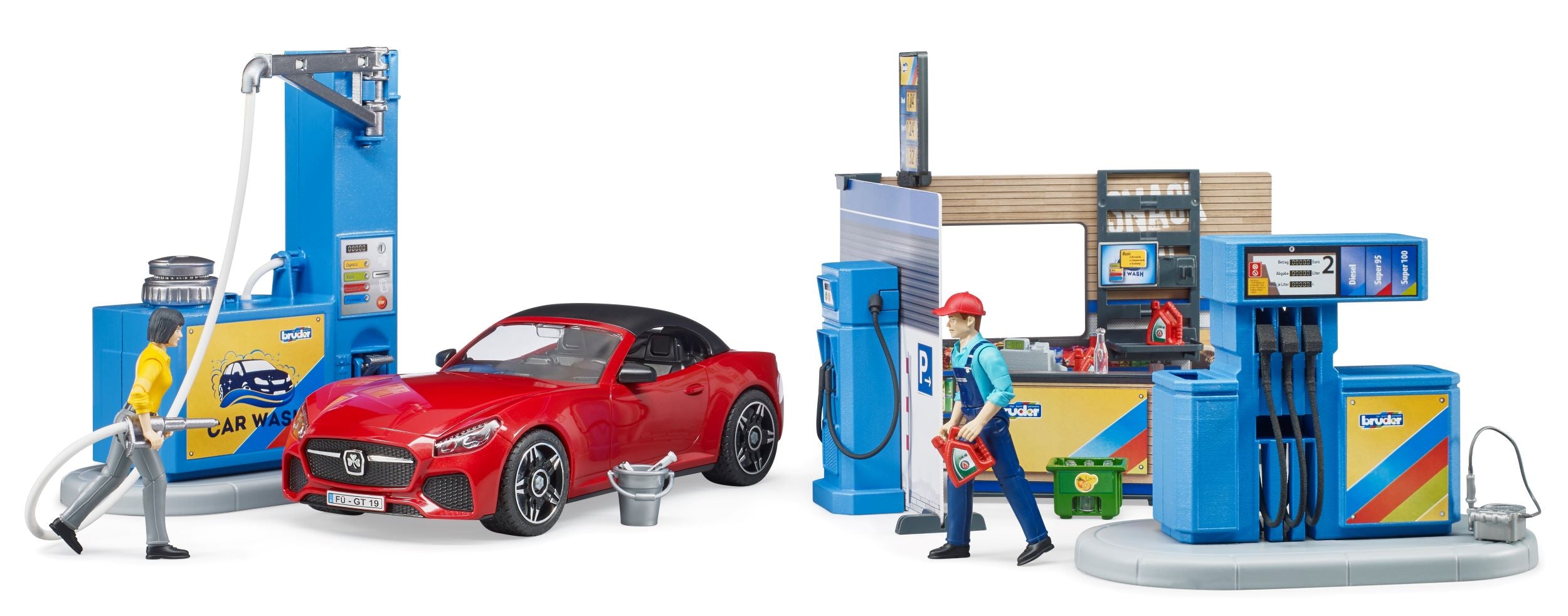 BRUDER bworld Tankstelle
