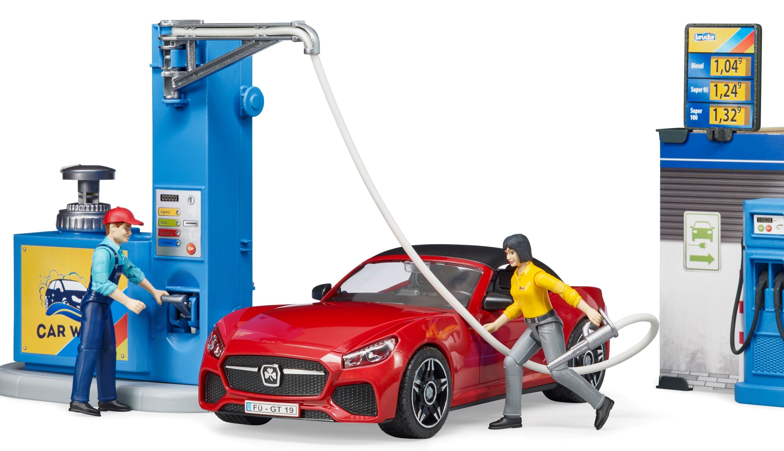 BRUDER bworld Tankstelle