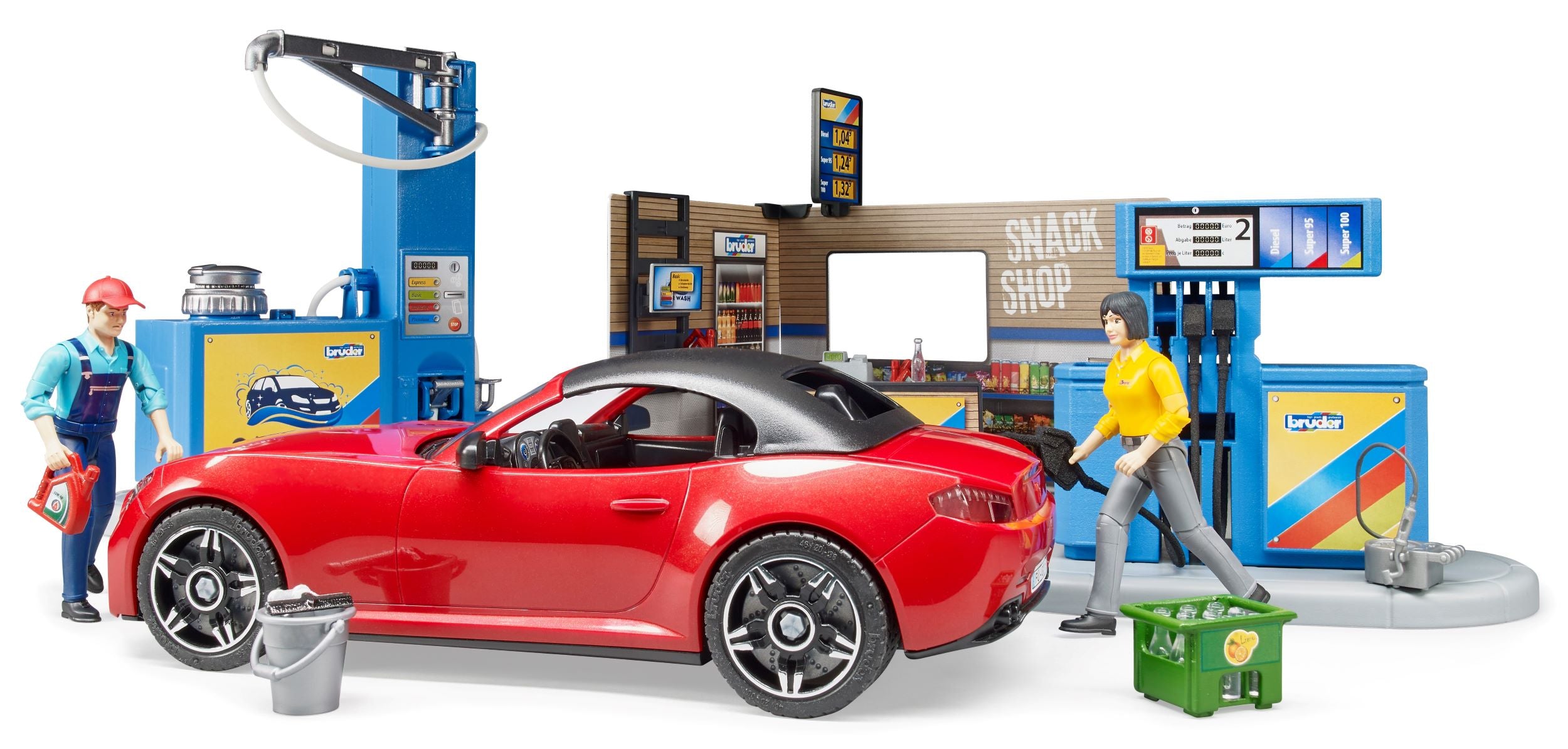 BRUDER bworld Tankstelle