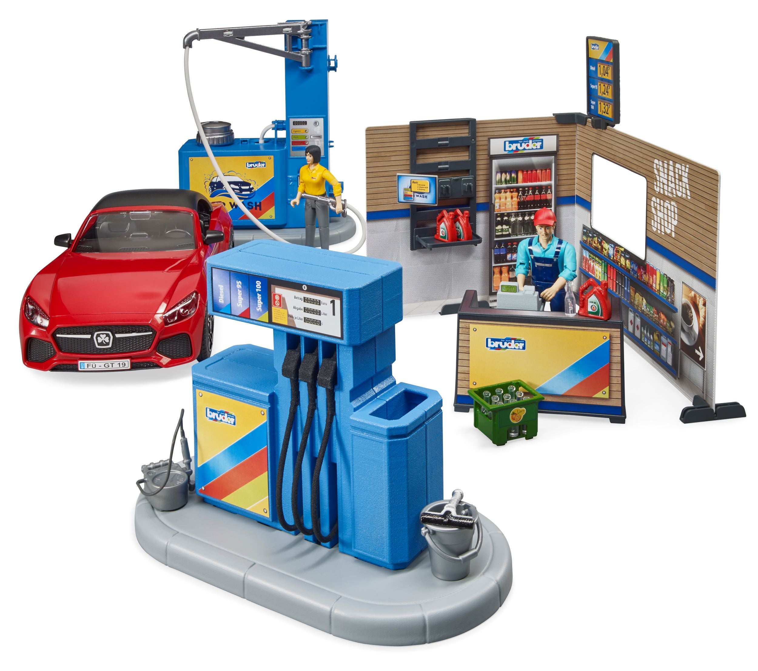 BRUDER bworld Tankstelle