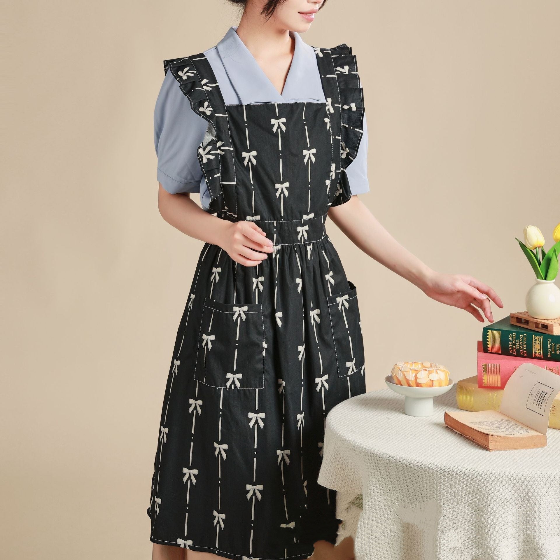 Blumen Schürze im Prinzessinnen-Stil