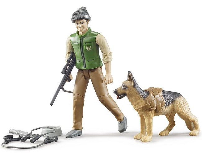 bworld Förster mit Hund und Ausrüstung