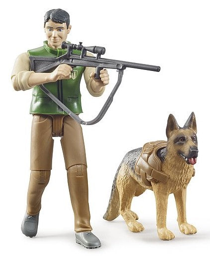 bworld Förster mit Hund und Ausrüstung
