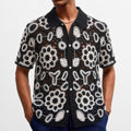 Crochet-Top mit Blumenmuster