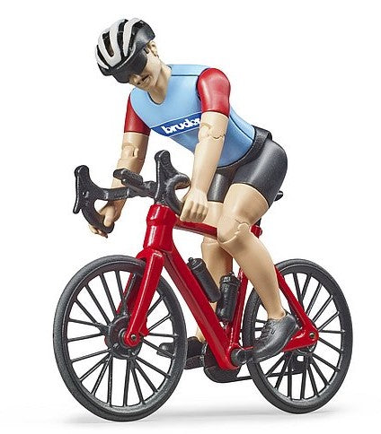 bworld Rennrad mit Radfahrer
