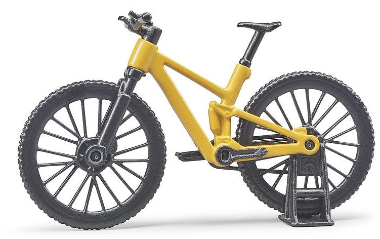 bworld Mountainbike mit Radfahrerin