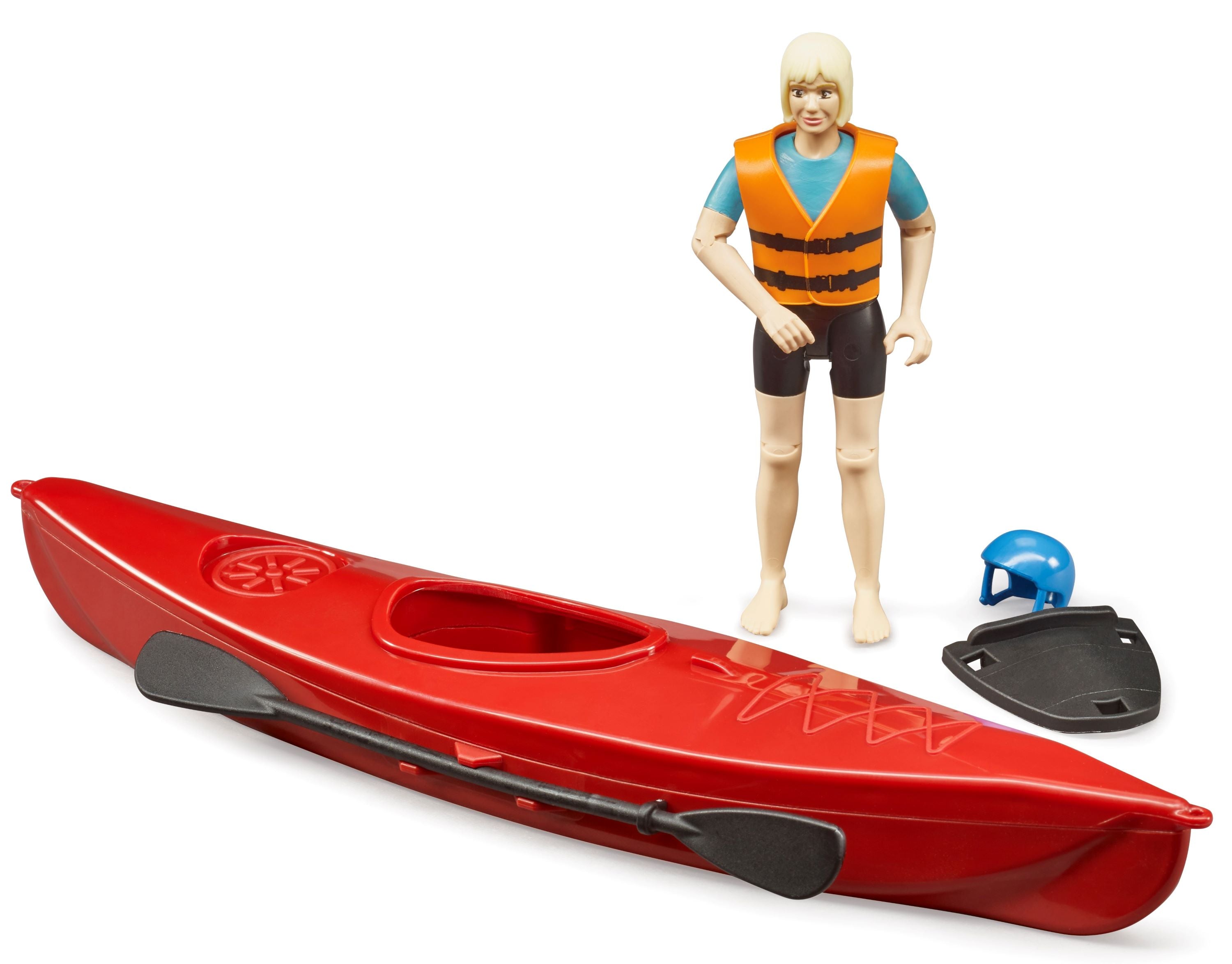 BRUDER bworld Kajak mit Figur