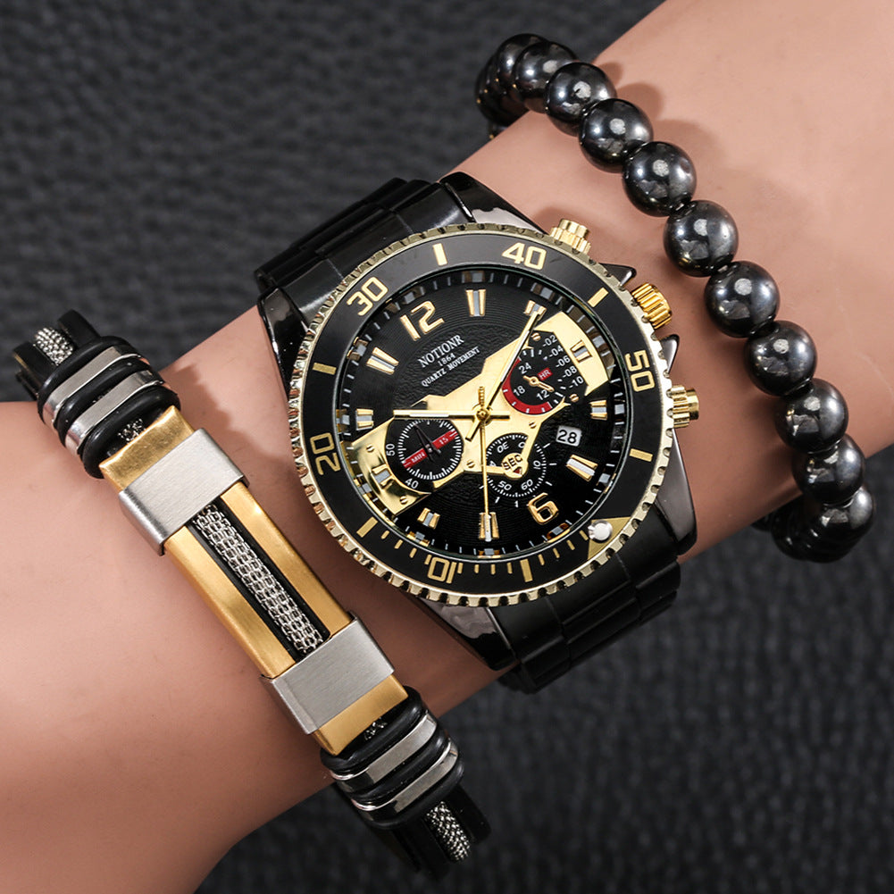 Quarz-Armbanduhr mit Weltzeit-Display – Bild 7 | LuxeStyle