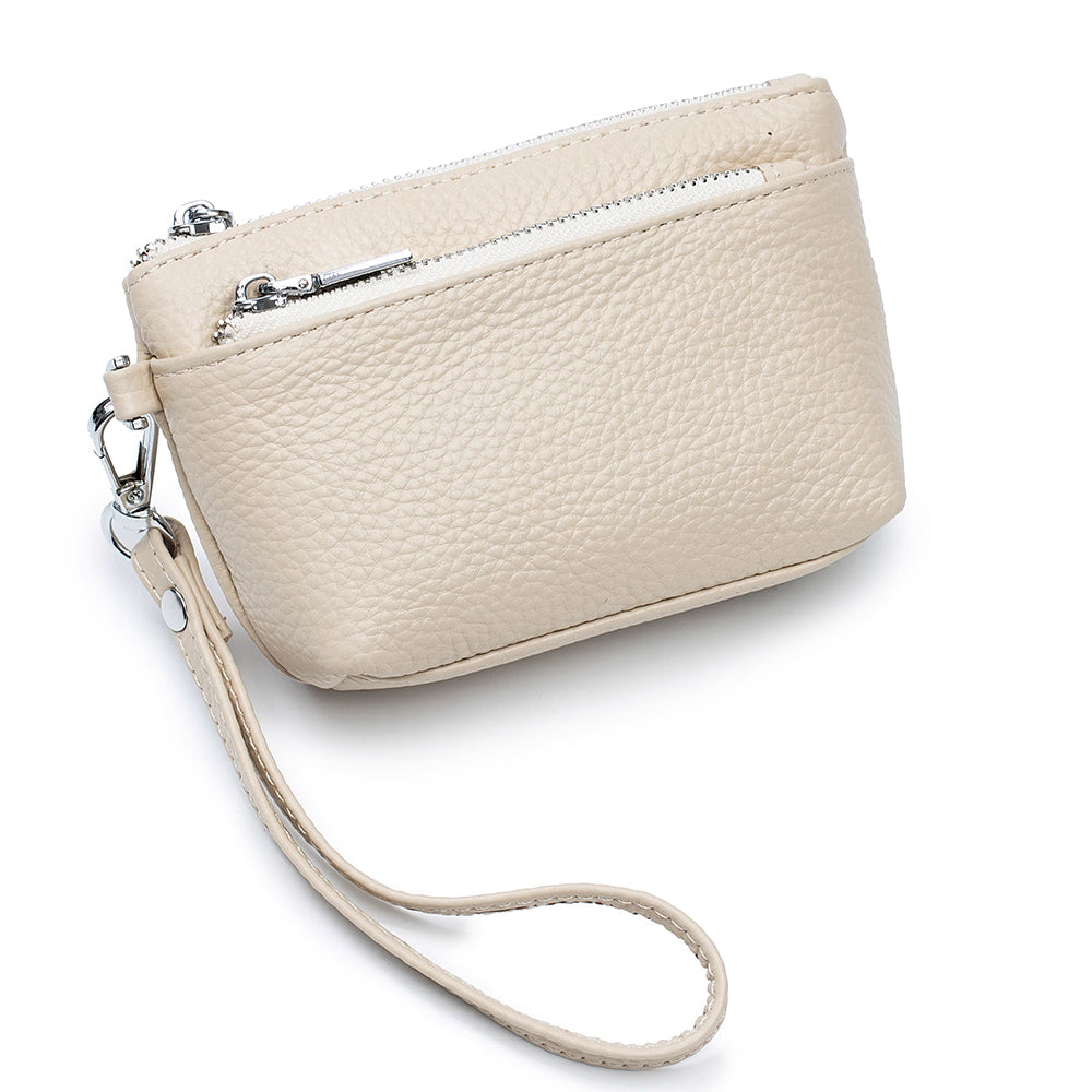 Kuhleder-Clutch mit Reissverschluss – Bild 6 | LuxeStyle