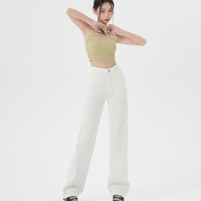 Slim Straight-Leg Jeans im Korean Style – Ansicht 5