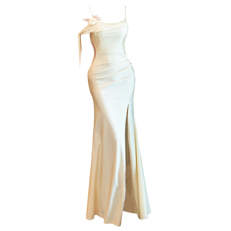 Schlitz Maxi-Rock Abendkleid