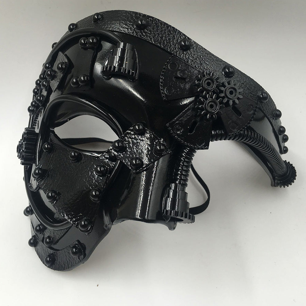 Steampunk Halbmaske für Maskenbälle – Ansicht 6