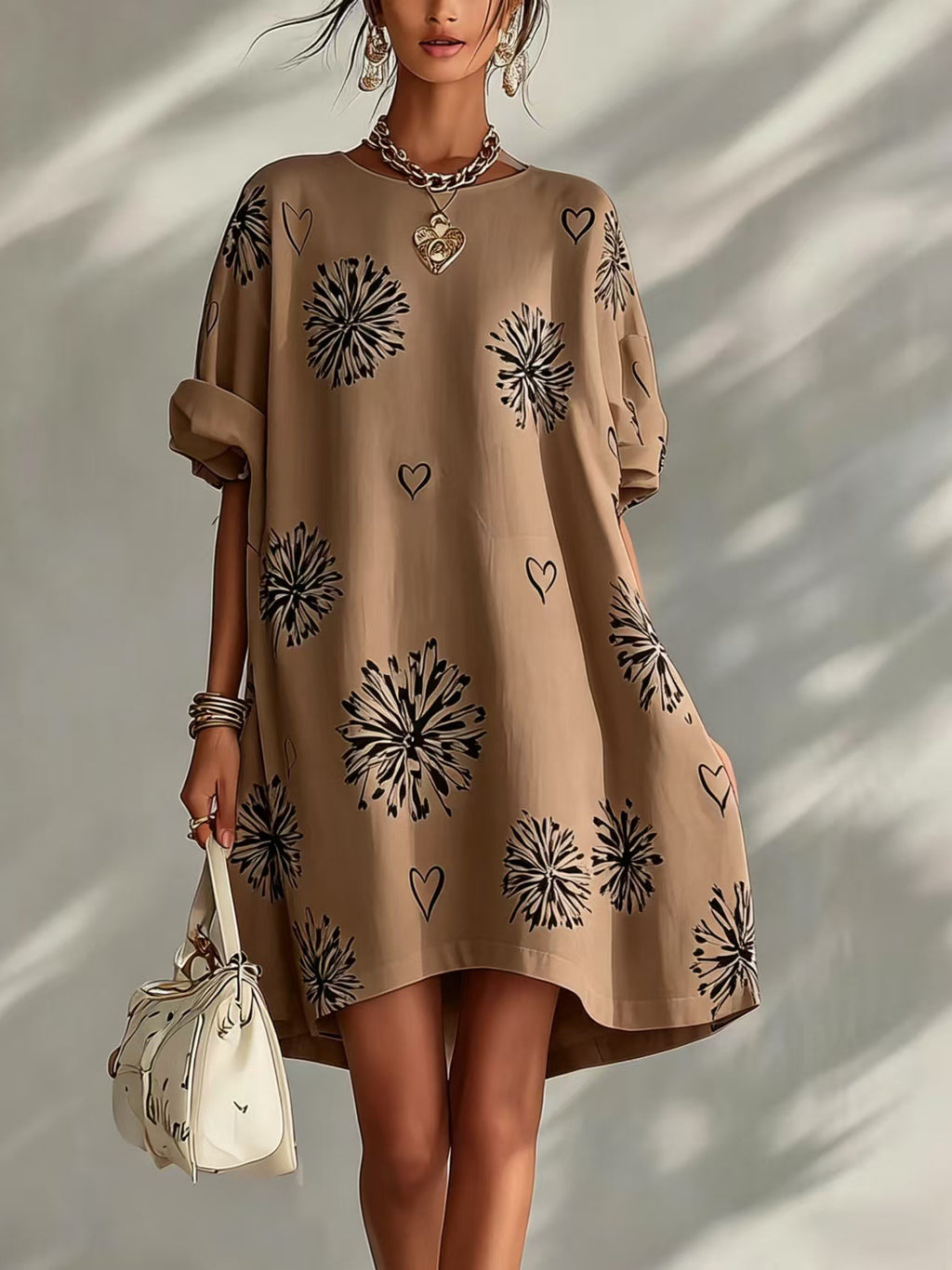 Blumenkleid mit Herzen