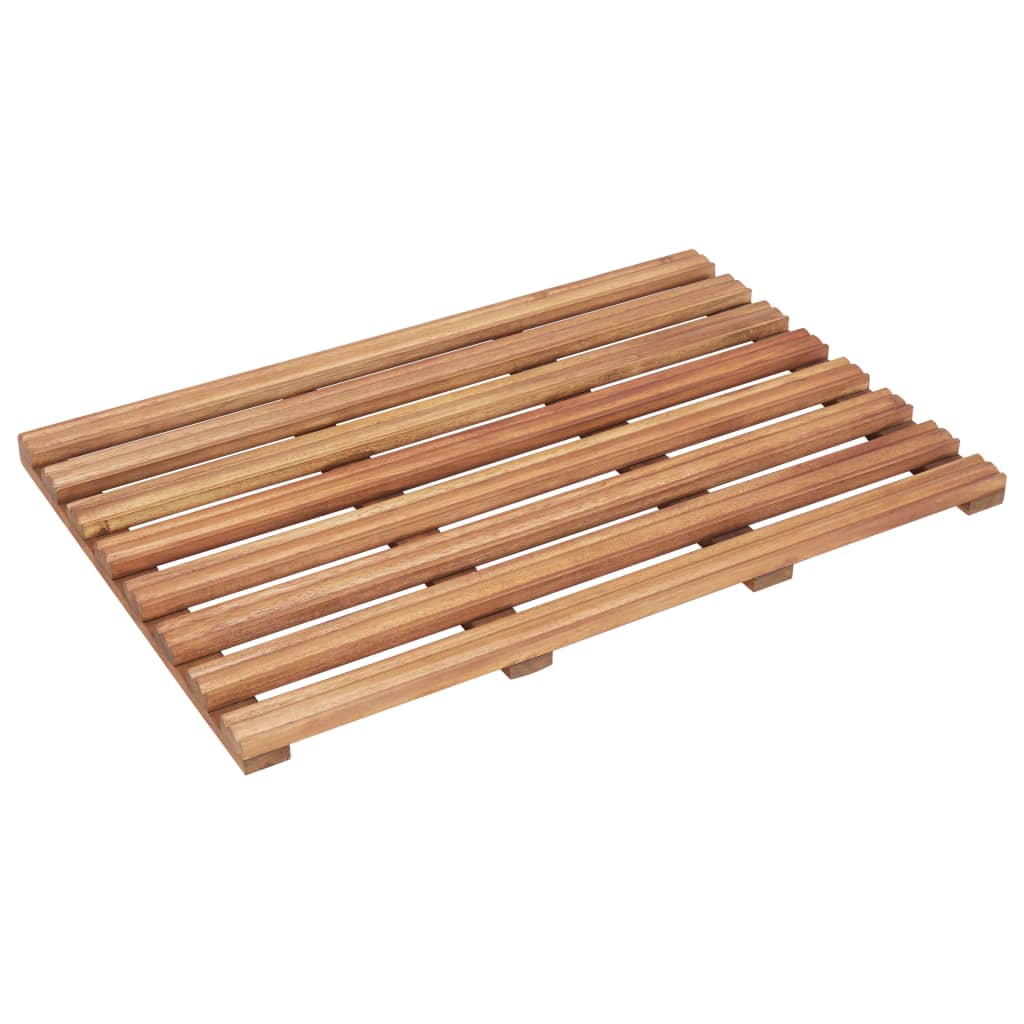 2er-Set Badematten aus Akazienholz