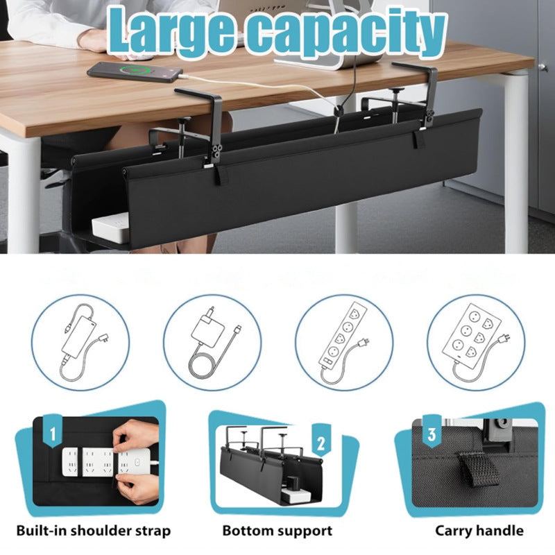 Kabel-Organizer «Clean Desk» · Schreibtisch-Halter für Kabel