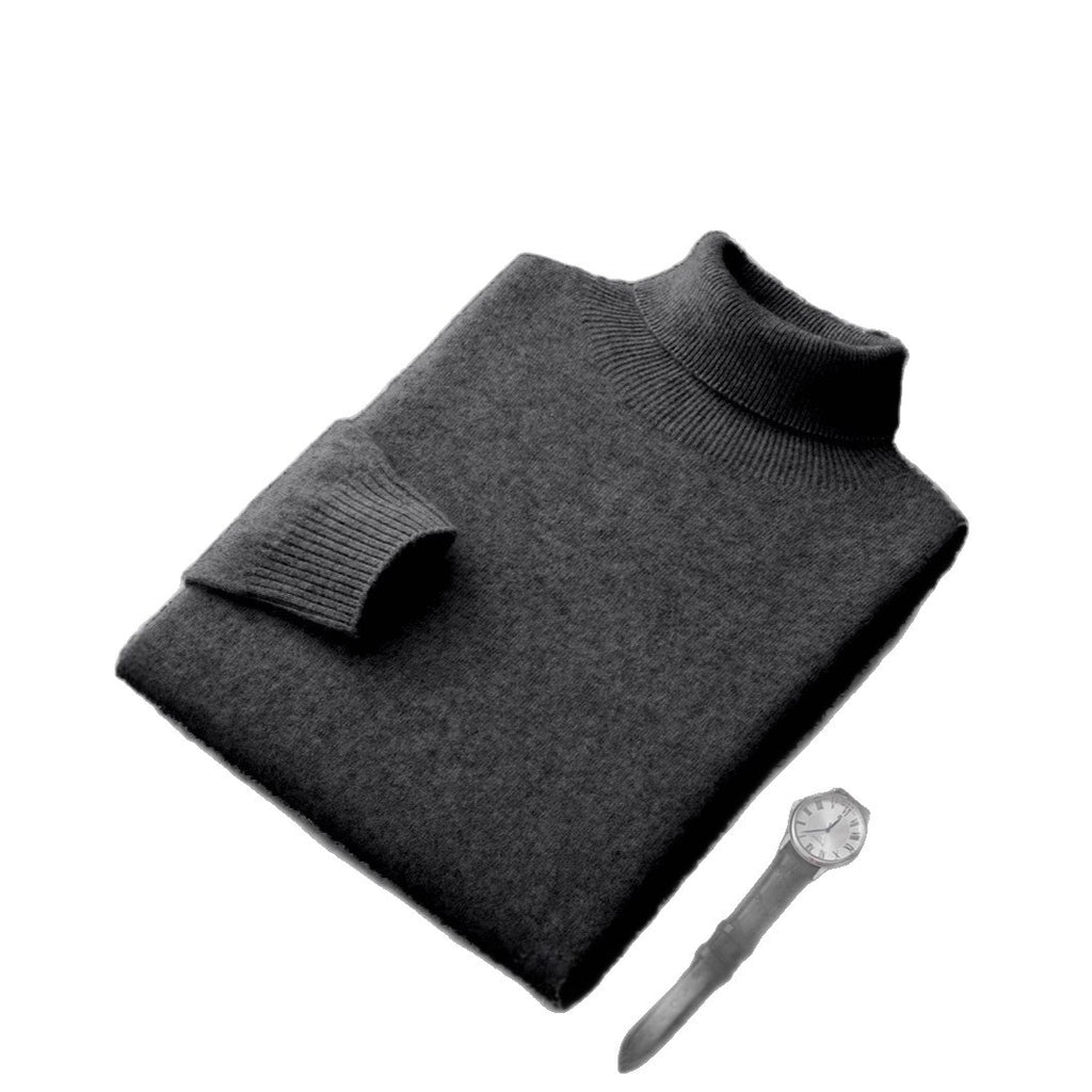 Cashmere-Pullover mit Rollkragen