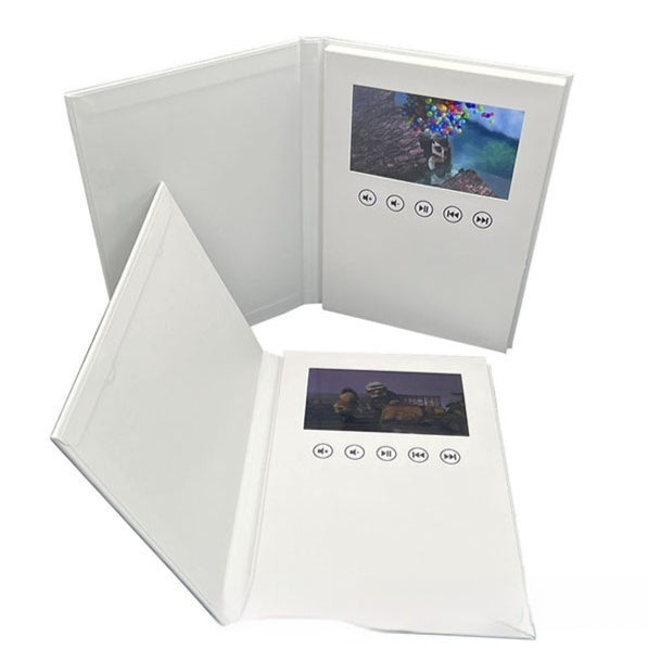 Video-Buch mit Hardcover und 7-Zoll-Display