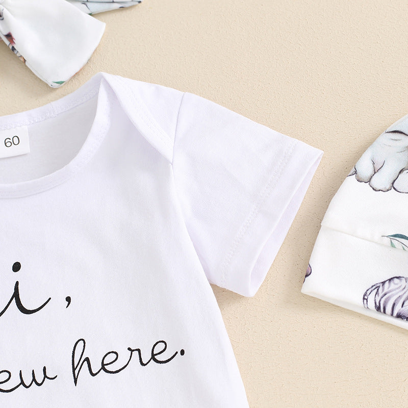Baby Strampler-Set mit Buchstabenmuster – Bild 7 | LuxeStyle